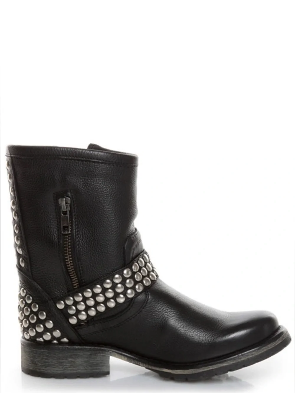 {Steve Madden} Fraankie Leather Studded Ankle Boots